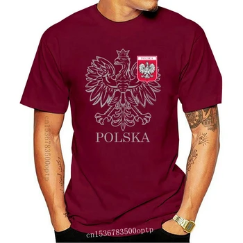 2020 Ny Herre Polska, Polen T-Shirt Fans, Tilhængere T-Shirts 128