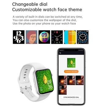 X7 Kalder Smart Ur Kvinder mænd 1.54 tommer Full Touch Vandtæt Sport Smartwatch Engros Til Android, Apple IOS Xiaomi Huawei 3478