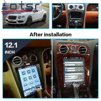For Bentley Hurtigere Supersport Multimedia-Afspiller, Lodret Skærm Android-6+128GB Bil Radio GPS-Navigation, Auto Stereo Head Unit 8466
