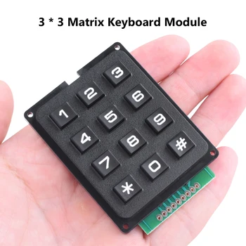 1 STK 3x4 4 x 4 Nøgler Skifte Kontrol Matrix Array 12/16 Tastatur Tastatur Modul 16-Knapper yrelsen Arduino Programmet Signal Kontrol 9117