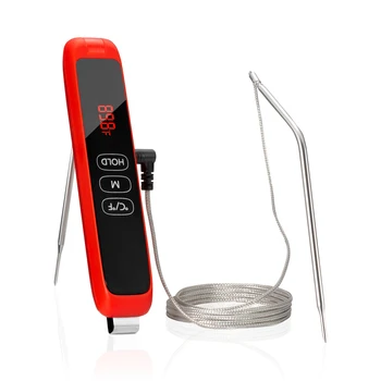 INKBIRD Vandtæt Digital Kød Termometer køkkenredskab BBQ Termometer Madlavning Tilbehør med 2 Prober Alarm for Grill Ovn
