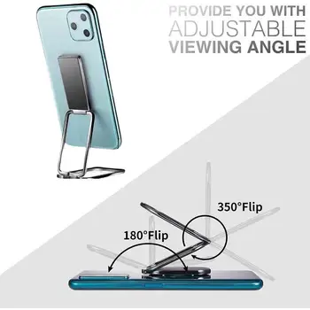 Bærbare Metal Mobiltelefon Holder 360° - Pladsen Rotation Selv Holde Enheden monteres for Xiaomi Samsung S20 100068