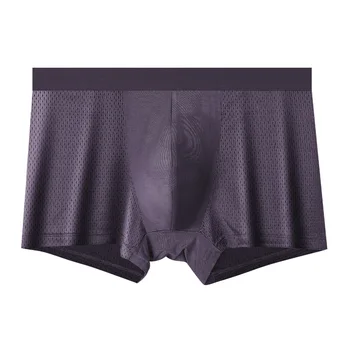 4stk/masse Bambus Fiber Mænds Boxer Pantie Underpant plus størrelse XXXXL stor størrelse shorts åndbar undertøj 5XL 6XL 7XL 8XL 103461