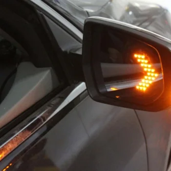2pc led Car rear view mirror, blinklys LED-blinklys 14SMD LED pil panel turn signal Indikator biler tilbehør