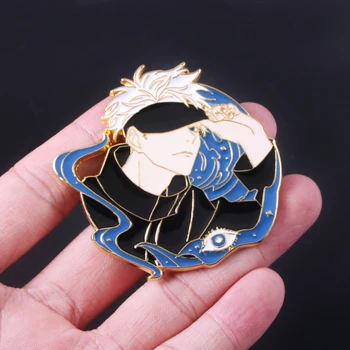 Anime Jujutsu Kaisen Hårde Emalje Pins Itadori Yuji Fushiguro Megumi Gojo Satoru Geto Suguru Figur Badge Broche Samling Gave 1189