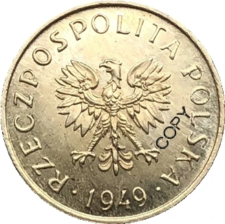 1949 Polen mønter KOPI 122207