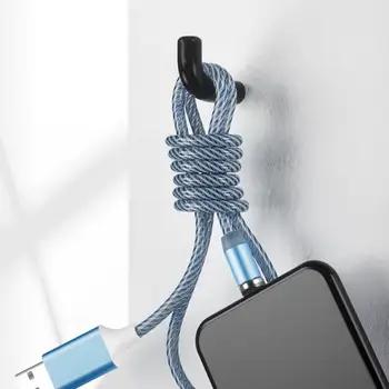 Magnetiske Flow-3 i 1 Lysende Micro USB Type 3A C Hurtig Opladning Kabel-Data Ledning til Iphone og Android-USBC For Huawei Xiaomi 122741