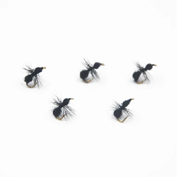 CONTEMPLATOR 5pcs 16# tørflue Ant Mobile fluefiskeri Flyver Overfladevand Terrestriske Mønstre, der Lokker Insekter Til ørredfiskeri 1230
