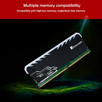 RGB-RAM Heatsink Klassisk Holdbar Praktisk Multi-funktionelle DDR DDR3 DDR4 Hukommelse Køling Varme Spreder, til Desktop Computer 12699
