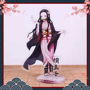 Japan Animationsfilm Demon Slayer Kimetsu ingen Yaiba Nøglering Akryl Smykker Kamado Tanjirou Blade af Ghost Kamado Rekvisitter Pynt Gaver 131110