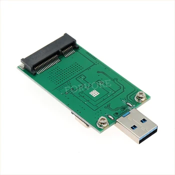 USB til mSATA-adapter mini SATA SSD USB-3 3.0 converter mini-PCI-e-adapter-Kort 132693