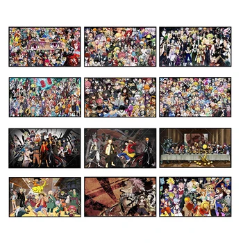Japansk Animationsfilm Lærred Maleri Naruto, Dragon Ball Et Stykke Plakater og Print Print Vægmaleri børneværelse Hjem vægdekoration 134437