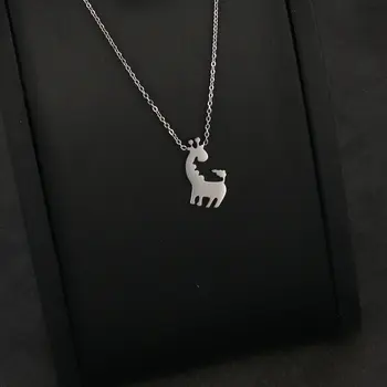 Nye Dejlige Giraf halskæde til Kvinder, Mode, Dyr, for Kæreste Par i Rustfrit Stål halskæde Smykker 1352