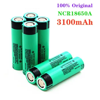 Ny, Original 18650 batteri NCR18650A 3,7 v 3100mah Genopladeligt Lithium Batteri For Lommelygte batterier 13847