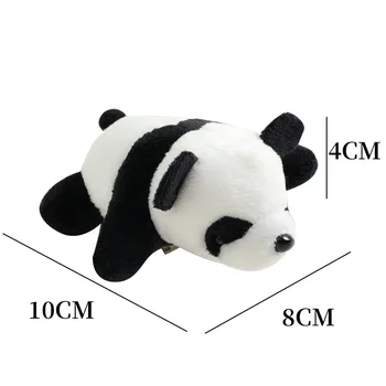 3pc Panda-Plys Stufffed Toy Søde Tegneserie 3D Broche Dukke Ins Smykker skoletaske Lille Vedhæng Drenge Piger Kid Fødselsdag Gave Xmas 13877