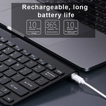 2,4 G Trådløst Tastatur Og Mus, Vandtæt Genopladelig Til Apple-PC 14193