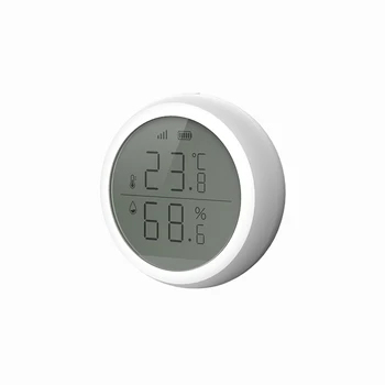 Tuya Zigbee Temperatur Og Luftfugtighed Sensor Med LCD-Skærm Med Batteri Home Automation Scene Sikkerhed Alarm Sensor 14974
