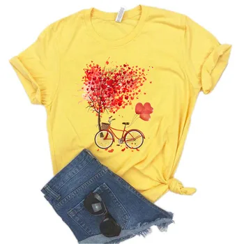 Kvinder Cykel Vogue Sort T-Shirt Pige Harajuku koreansk Stil Grafisk Toppe I 2020, Kawaii Kvindelige T-shirt,Drop Skib 15019