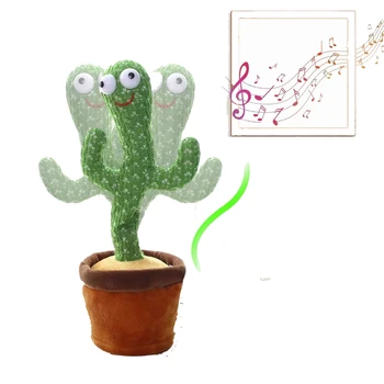 Dancing Kaktus Toy Elektroniske Ryste Dancing Legetøj Med Dong Bløde Søde Piger Danse Kaktus Tidlige Barndom Uddannelse Toy 15260