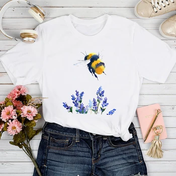 T-shirts Kvinder, Solsikke Blomster Kærlighed Hjerte Cute Fashion Forår Sommer Skjorte Top Dame Stilfulde 2021 Udskrive Tøj Tee T-Shirt 154930