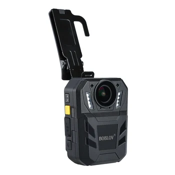 BOBLOV WA7-D Båret på Kroppen Mini Kamera Politiet HD 1296P Bærbare Kamera DVR Video Recorder Remote Control Politiet-Kamera W/Oplade Dock 18000