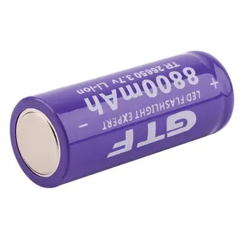 Nye 3,7 V 26650 Batteri 8800mAh Li-ion Genopladeligt Batteri, Til LED Lommelygte Torch Li-ion Batteri akkumulator-batteri 18065