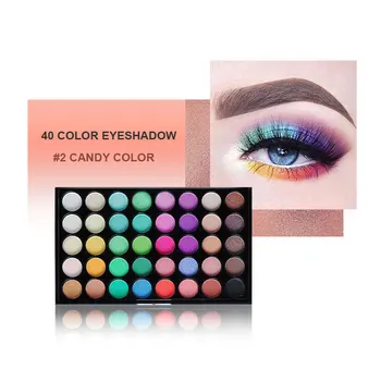 40 Farve Sexet Eyeshadow Palette Kosmetiske Langvarig Sved Bevis Vandtætte Matte Perlemors Glimmer Big Eye Makeup 20295