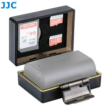 JJC Kamera Batteri Tilfældet med SD MSD Slots til Canon EOS RP M100 M200 77D 800D Sony A6100 A6000 A6300 A6400 A6500 A7II A7RII 20321