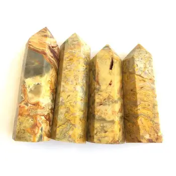 Naturlig Krystal mad onyx tower Crystal Punkt Mekaniske Mineral Sten, Healing Obelisk Wand Hjem Indretning, DIY Gave Dekoration 2236
