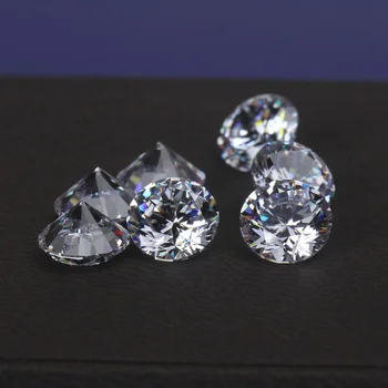 Ægte Løs Smykkesten Moissanite Sten VVS1 GRA Diamant Ring for moissanit Diamant 0.5 ct D Farve Skære Passere Tester Perler 2582