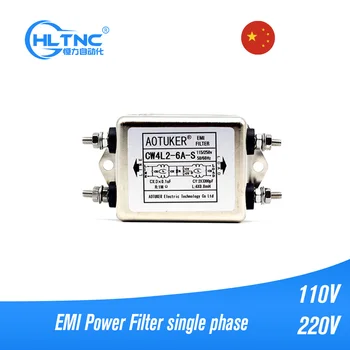 1STK 115v 250v 110v 220v 60/50HZ Anti-indblanding strømforsyning EMI Filter CW4L2-20A-S CW4L2-6A-S CW4L2-10A-S purifier for CNC