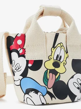 Disney Mickey mouse skuldertaske Kvinder 2020 Ny Skulder Messenger Taske Søde Trykt Lærred Taske taske 26761