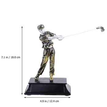 Golf-Spillere, Harpiks Figur boligindretning Trophy-Sport Spil Awards Statue Gave Souvnir for Golf Elskere Atleter 2747