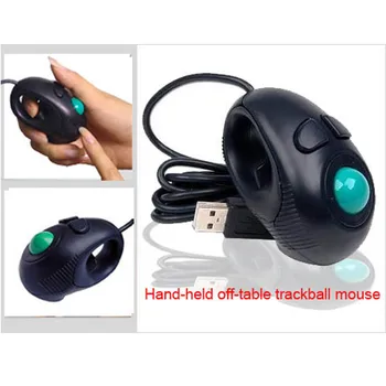 Neu Finger Håndholdte 4D USB-Mini-Bærbare Trackball Mus PC-Bærbar Computer 330