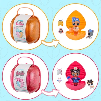 Ægte LOL Overraskelse Dukke Fjerde Generation Kapsel Jar Re-indgraveret Blind Toy Box Børns Gave