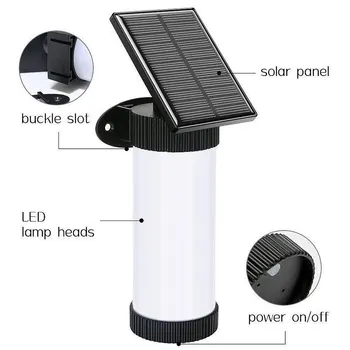 Kreative Sol Lampe LED Solar Powered Flimmer Brand, Flamme væglampe Til Haven Indretning Vandtæt Udendørs Belysning Landscap 46390