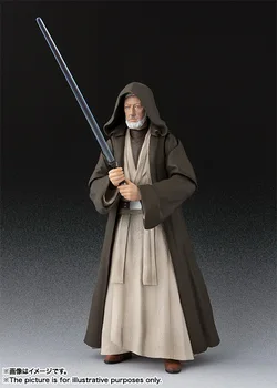 BANDAI Oprindelige S. H. Figuarts Star Wars: Episode IV - A New Hope, Obi-Wan Kenobi Jedi Ridder Anime Handling & Toy tal Model Legetøj 4814