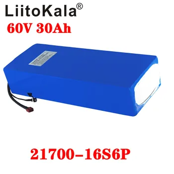 LiitoKala 60V 30ah el-scooter batería 60V 30AH El-Cykel Lithium Batteri Scooter 60V 1000W ebike-batteri