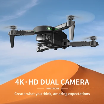 2021 Nye GD93 Mini Drone Profesional 4K 1080P HD-Dobbelt Kamera, GPS, WiFi Fpv Droner Højde Hold Black Sammenklappelig Quadcopter Legetøj 52350