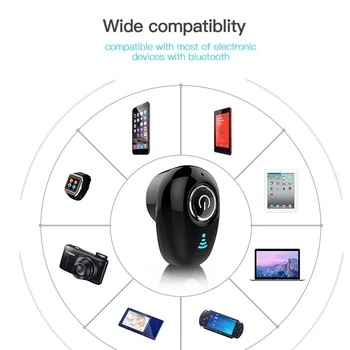 5.0 Mini Trådløse Bluetooth Hovedtelefoner Fone de ouvido Stereo Hovedtelefoner Mobile Sport Earbuds Headset Med Mic For Alle Smart Telefon