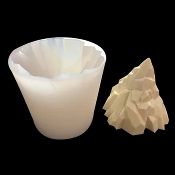 3D 3D Isbjerget Silica Gel Skimmel Kage Snow Mountain Mould 19-103 53436