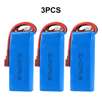 Hot Salg 1PC/2PCS/3STK 7.4 V 3000mAh Lipo Batteri 2S for Wltoys 144001 124018 124019 104001 124016 RC Bil R/C Lastbil Reservedele 57710