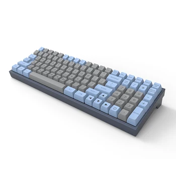 MAXKEY grå blå tasterne SA Dobbelt shot ABS keycap 127-tasterne for MX skifte mekanisk tastatur 5776