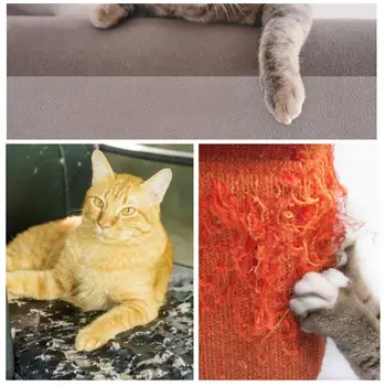 Pet Cat Scratch Afskrækkende Tape Anti-ridse Dobbeltsidet Sofa Protector Møbler Sofaen Døren Sofa Pet Sikker Træning Pads 59187