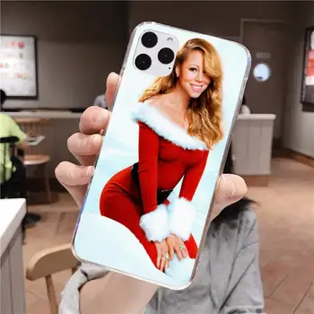 Sangerinden Mariah Carey Shell Phone Case for iphone 12 pro max antal 11 pro XS MAX 8 7 6 6S Plus X 5S SE 2020 XR dække