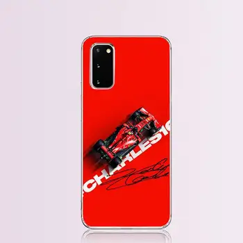 Charles Leclerc-F1 Racing Phone Case for Samsung S9 plus S5 S6 S7 kant S8 S10 plus