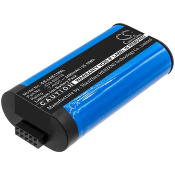Bluetooth Højttaler Batteri CS-LOE116XL For Logitech S-00147, UE MegaBoom Høj Kvalitet Fabrik Batteria 7.4 V 3400mAh 63723