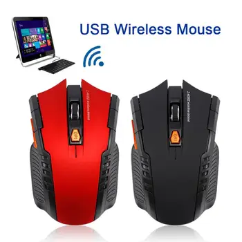 Bærbare 2,4 Ghz Trådløs Mus Justerbar 1600DPI Optical Gaming Mouse Wireless Home Office Spil Mus til PC-Computer-Bærbar computer 64902