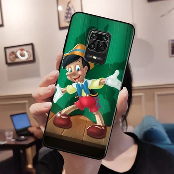 Disney Søde Pinocchio Animationsfilm Stødsikkert Dækning For Xiaomi Redmi K40 K30i K30T K30S K30 K20 10X Ultra Pro Black Telefonen Sag 66148