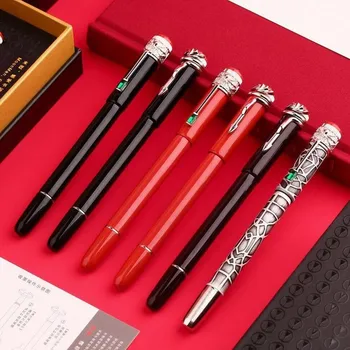 Vintage Klassiske Arv Slange F9S Metal Harpiks Fountain Pen Stempel fyldepen F Spids 0,5 mm Business Gave Pen 72703